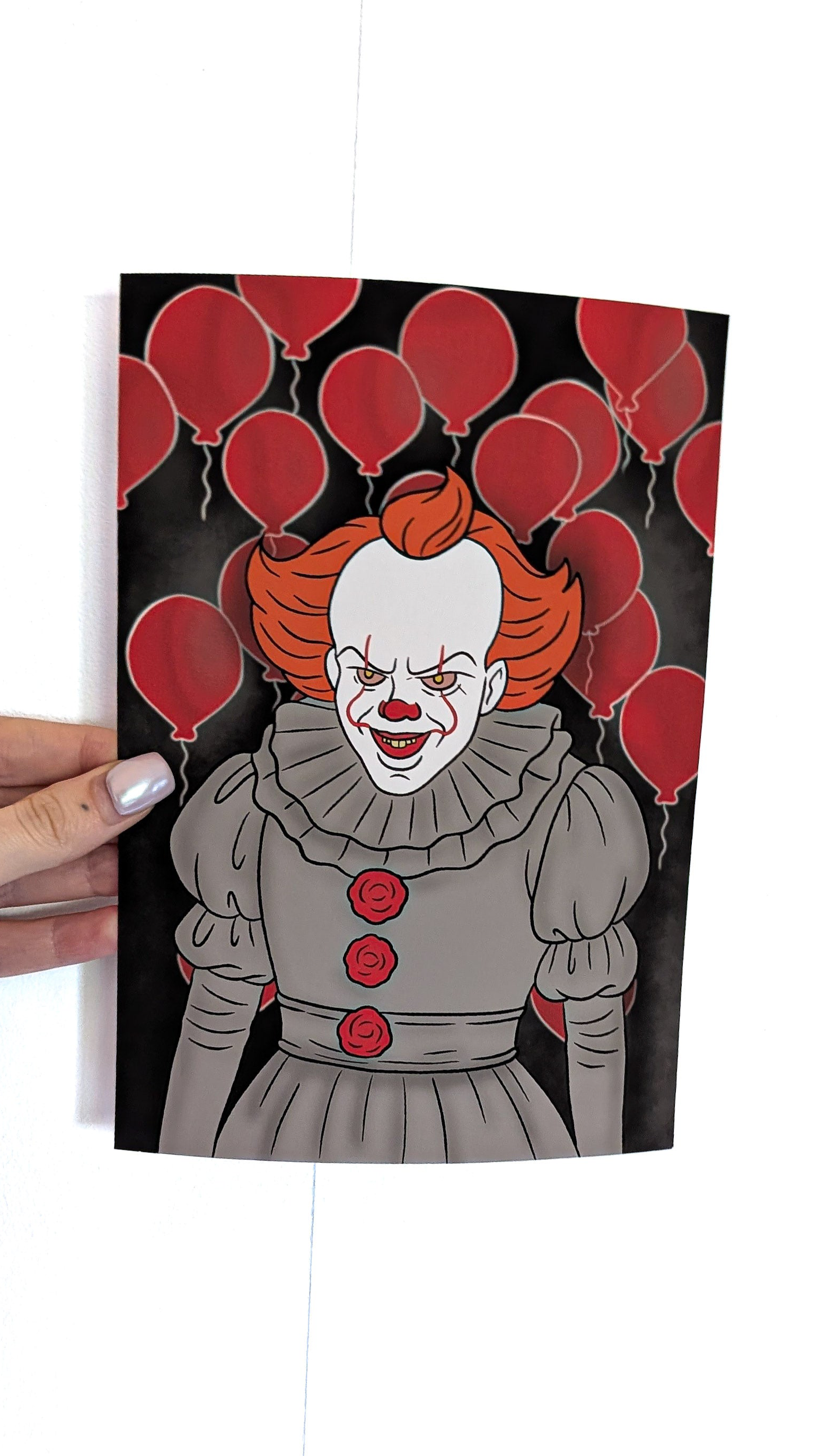 Clown Print A5