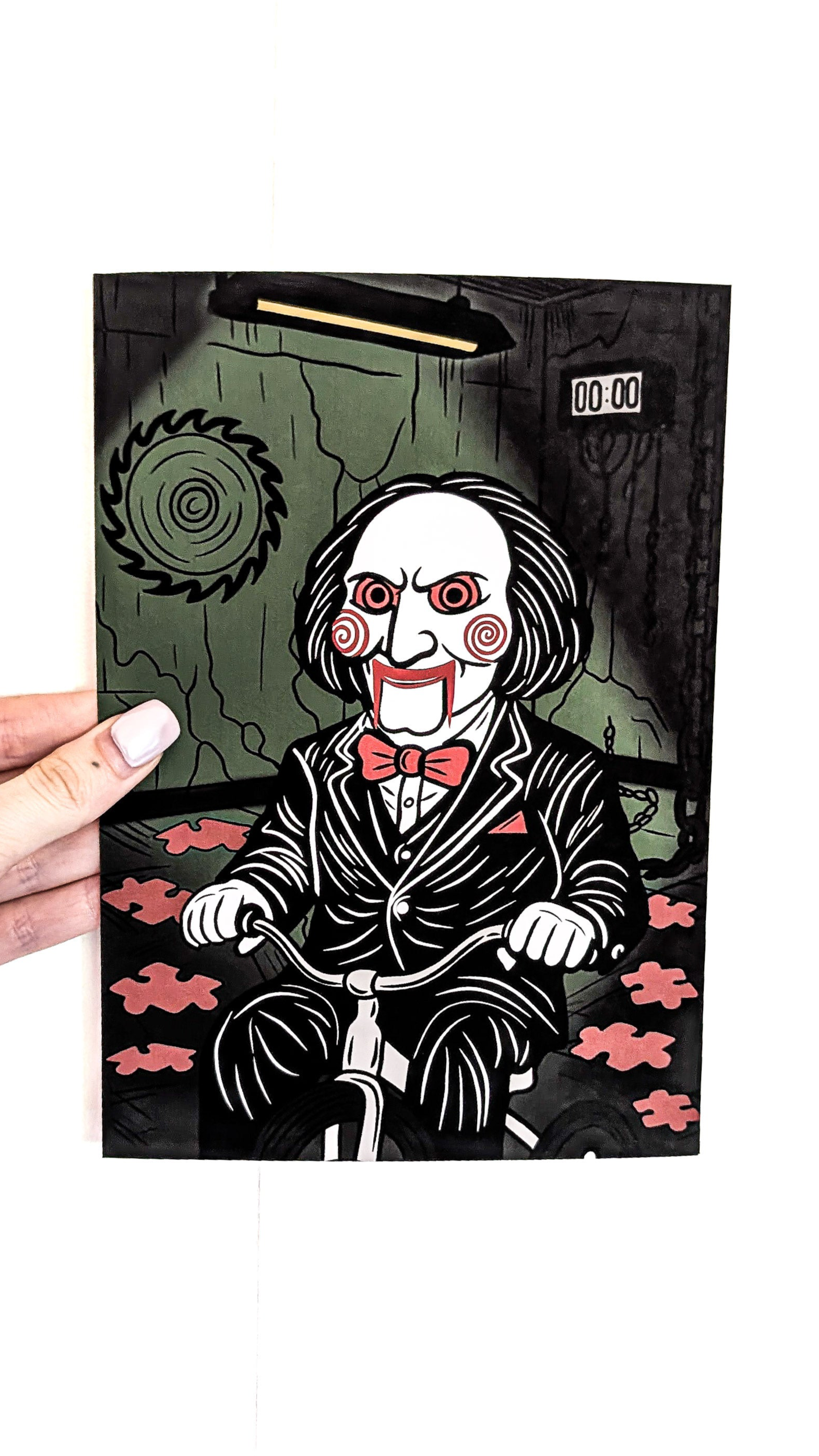 Torture Clown Print A5