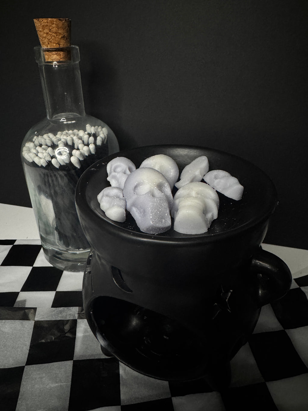 Black Velvet Skull Melts