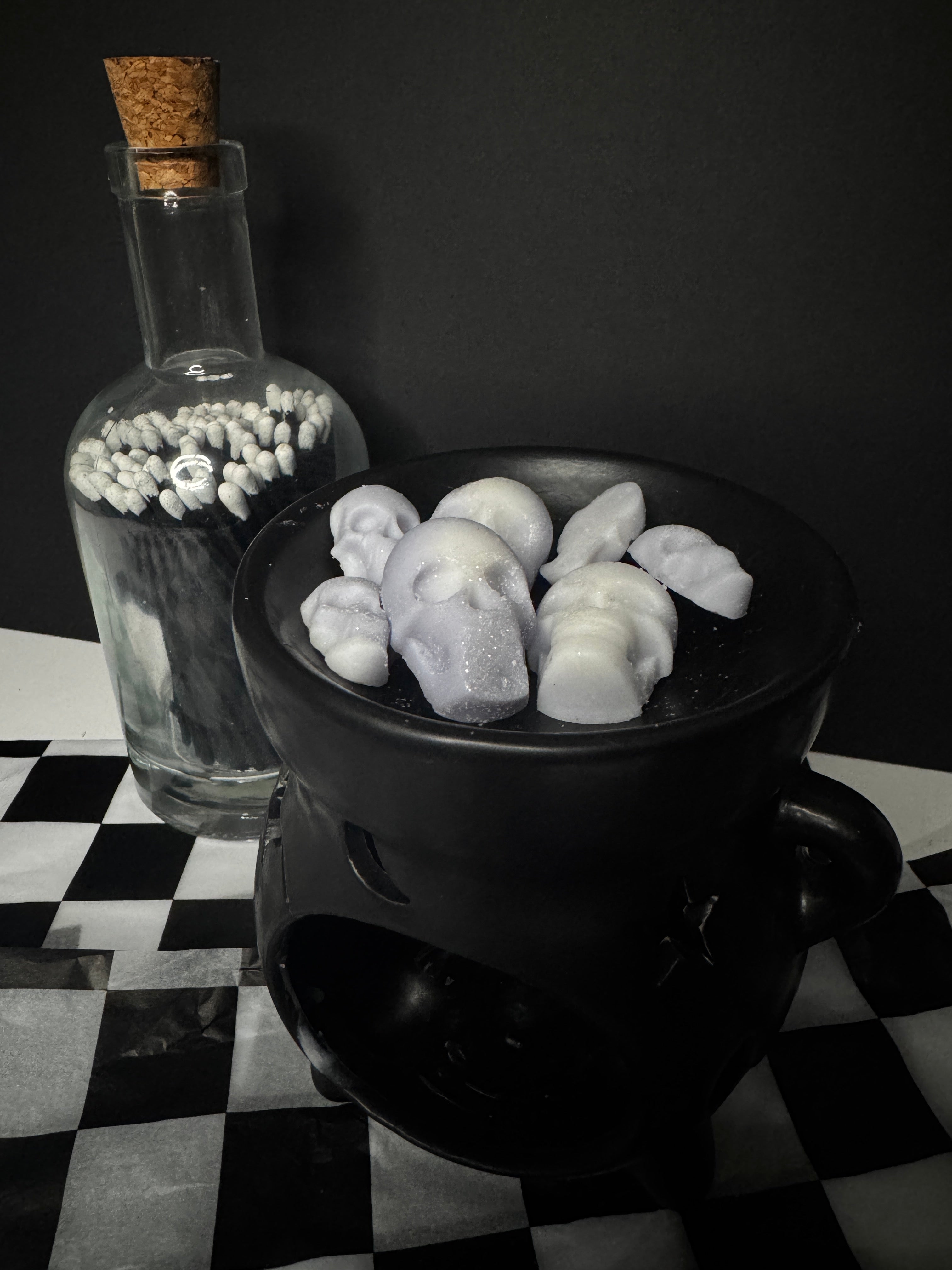 Black Velvet Skull Melts