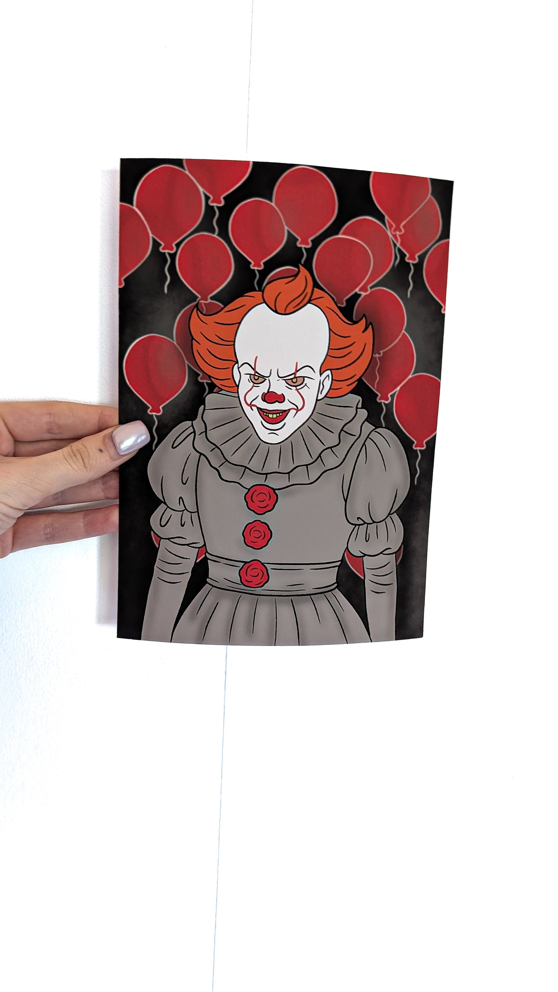 Clown Print A5