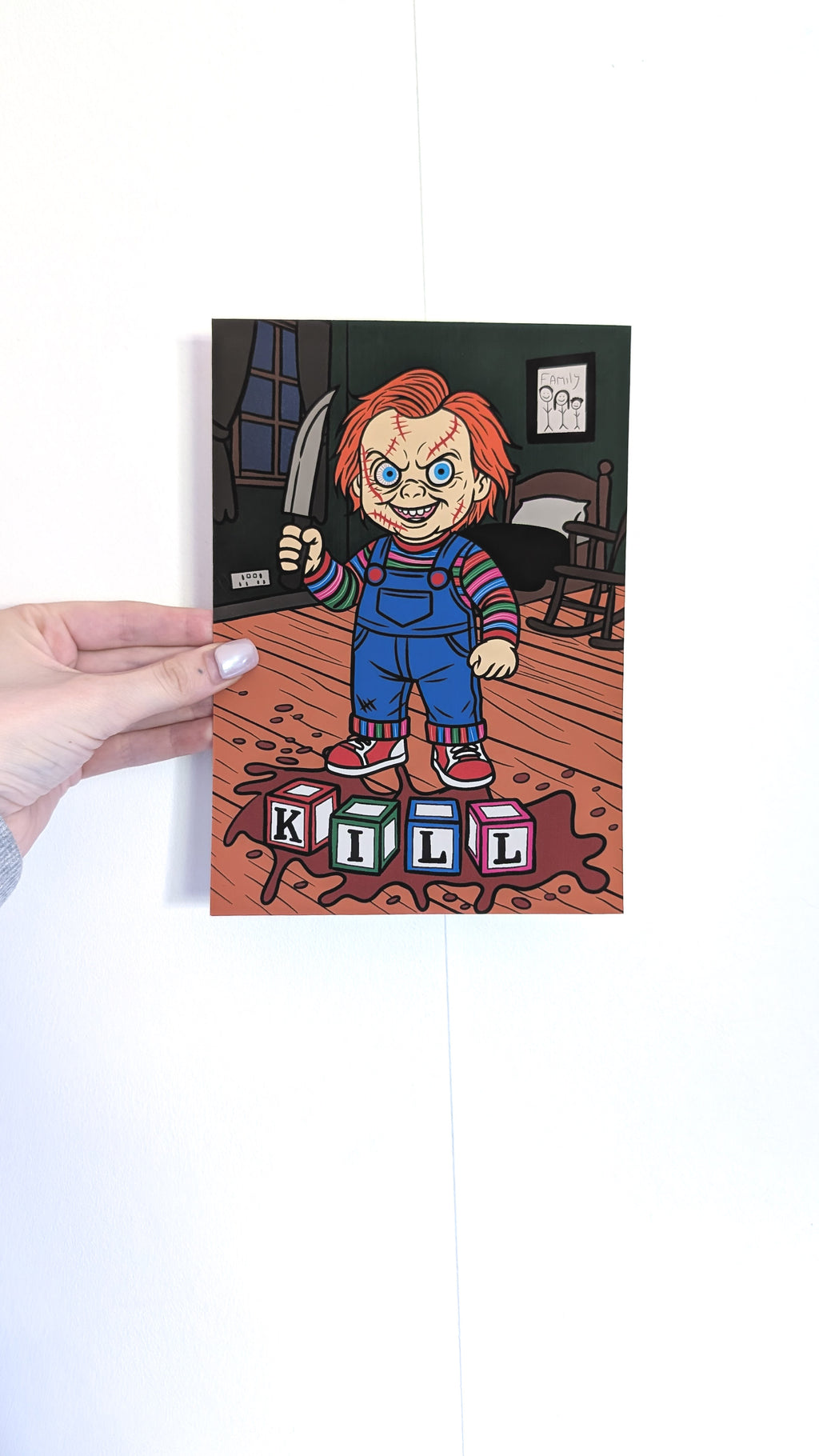 Stabby Doll Print A5