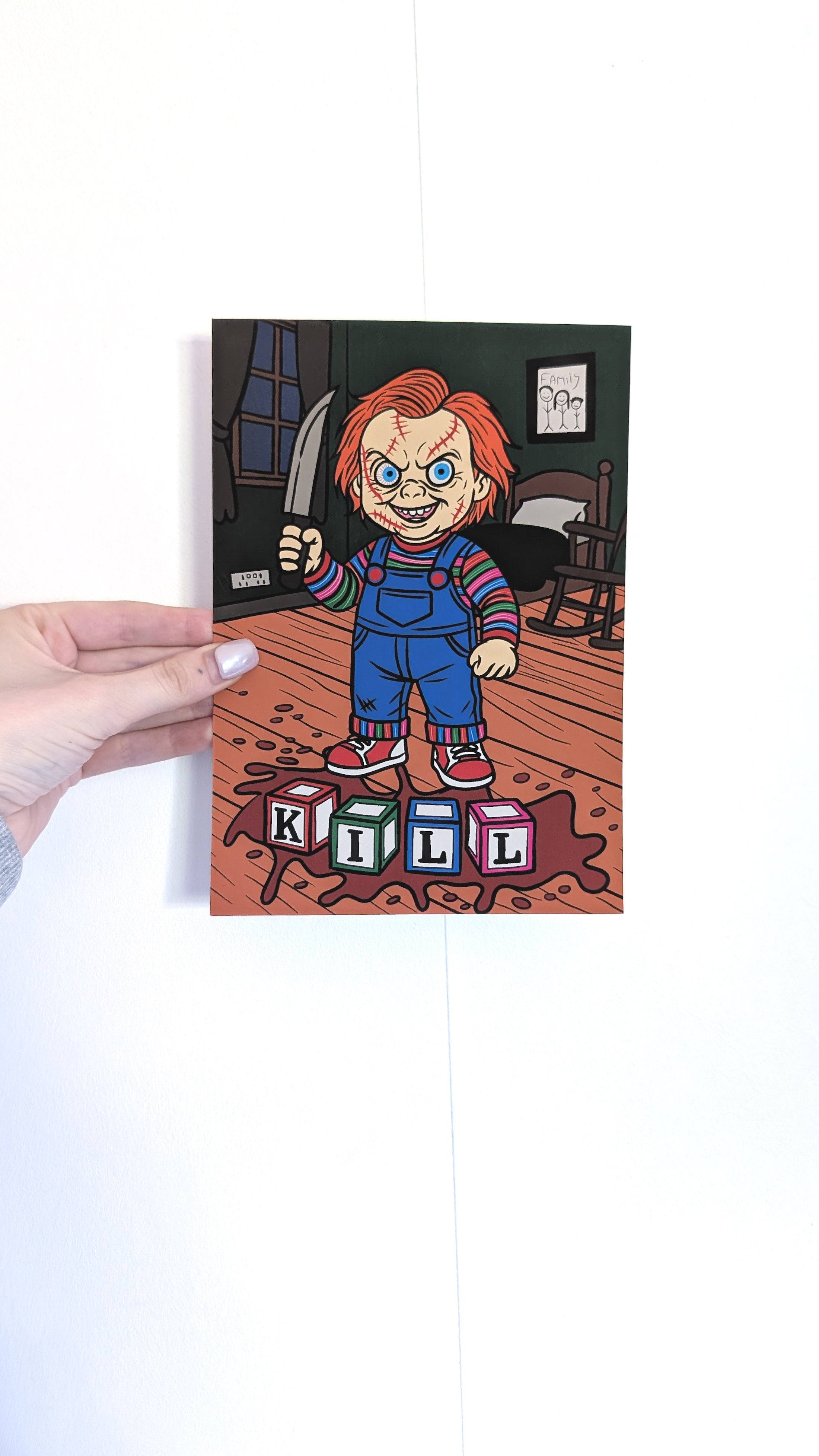 Stabby Doll Print A5